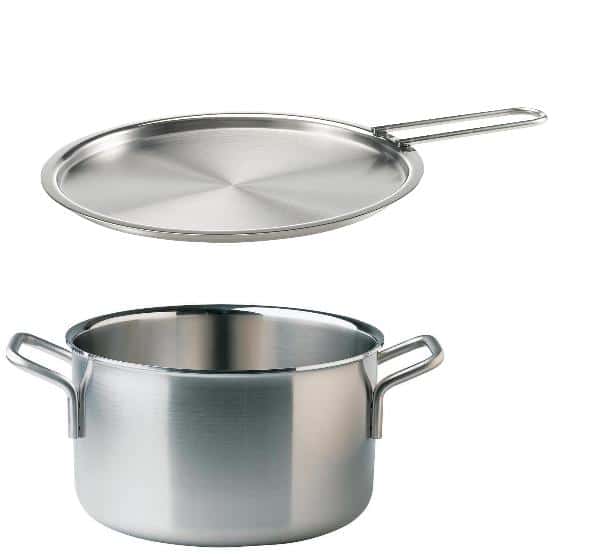 6.5 L pot with lid