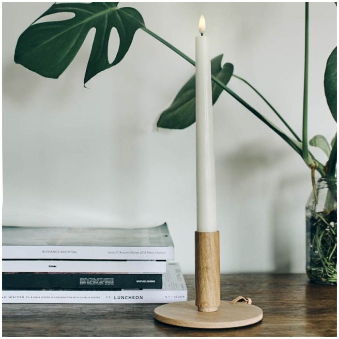LED Taper Candles - 2 pcs.