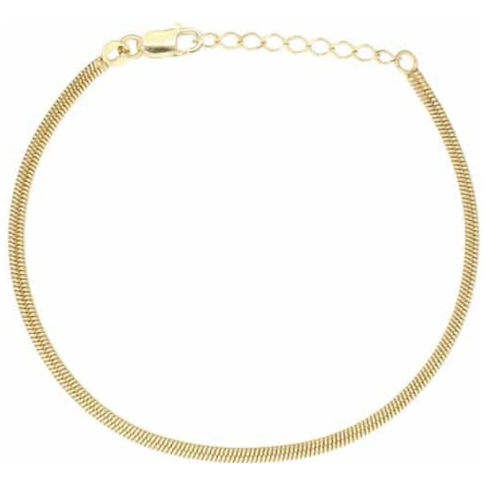 Armbånd  "Slange" forgyldt