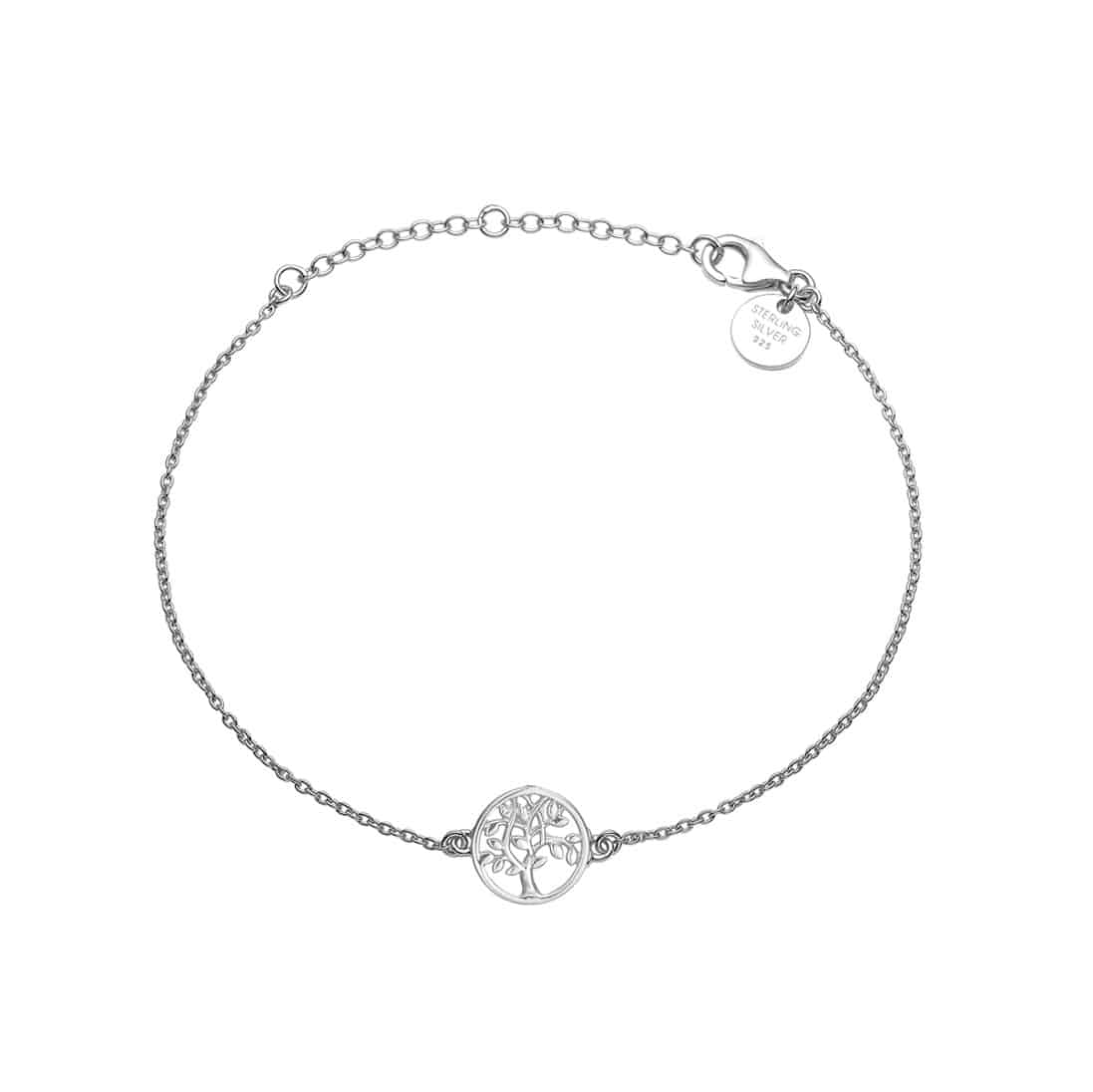 Tree of Life Bracelet + Drop Earrings (Silver) - Image 3