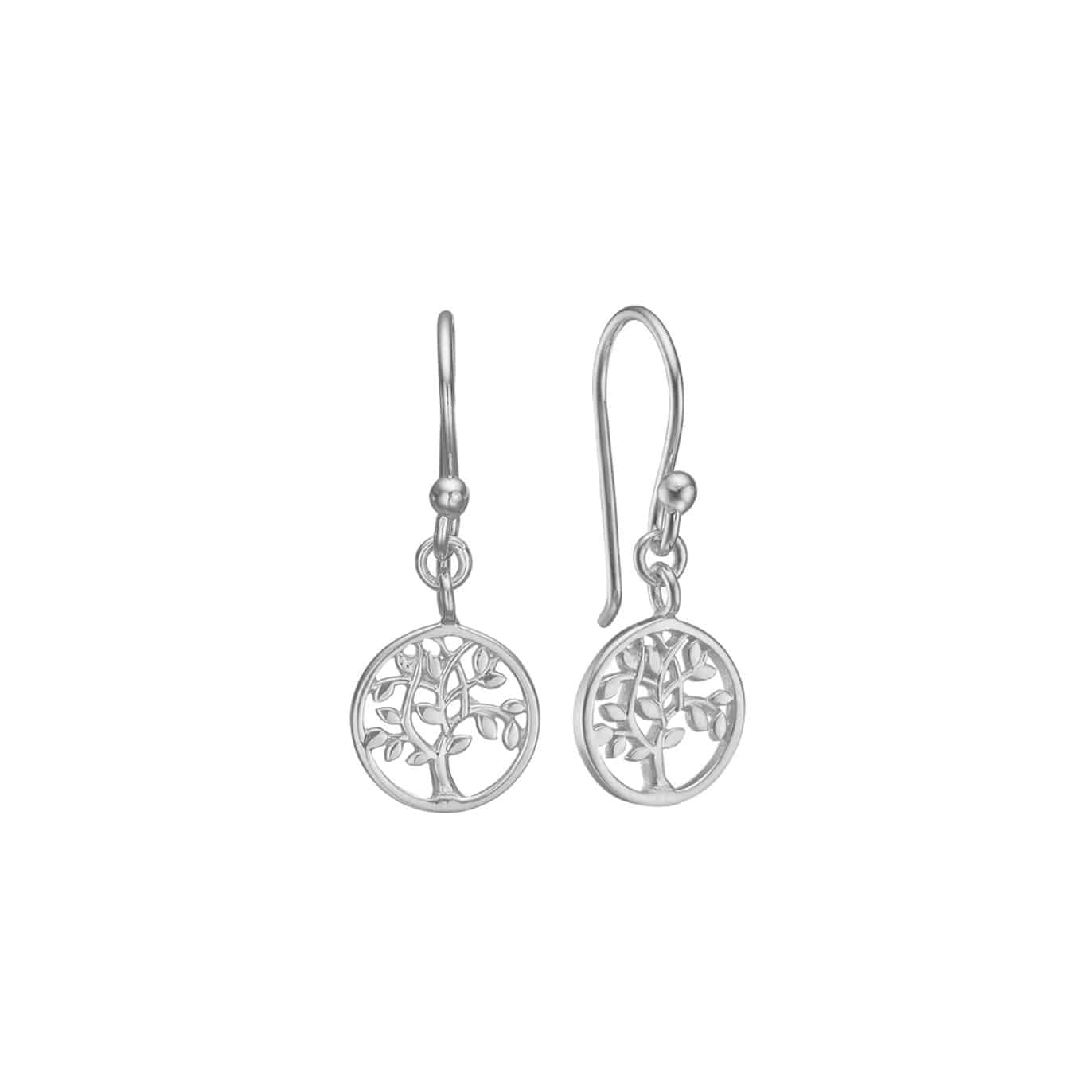 Tree of Life Bracelet + Drop Earrings (Silver) - Image 2