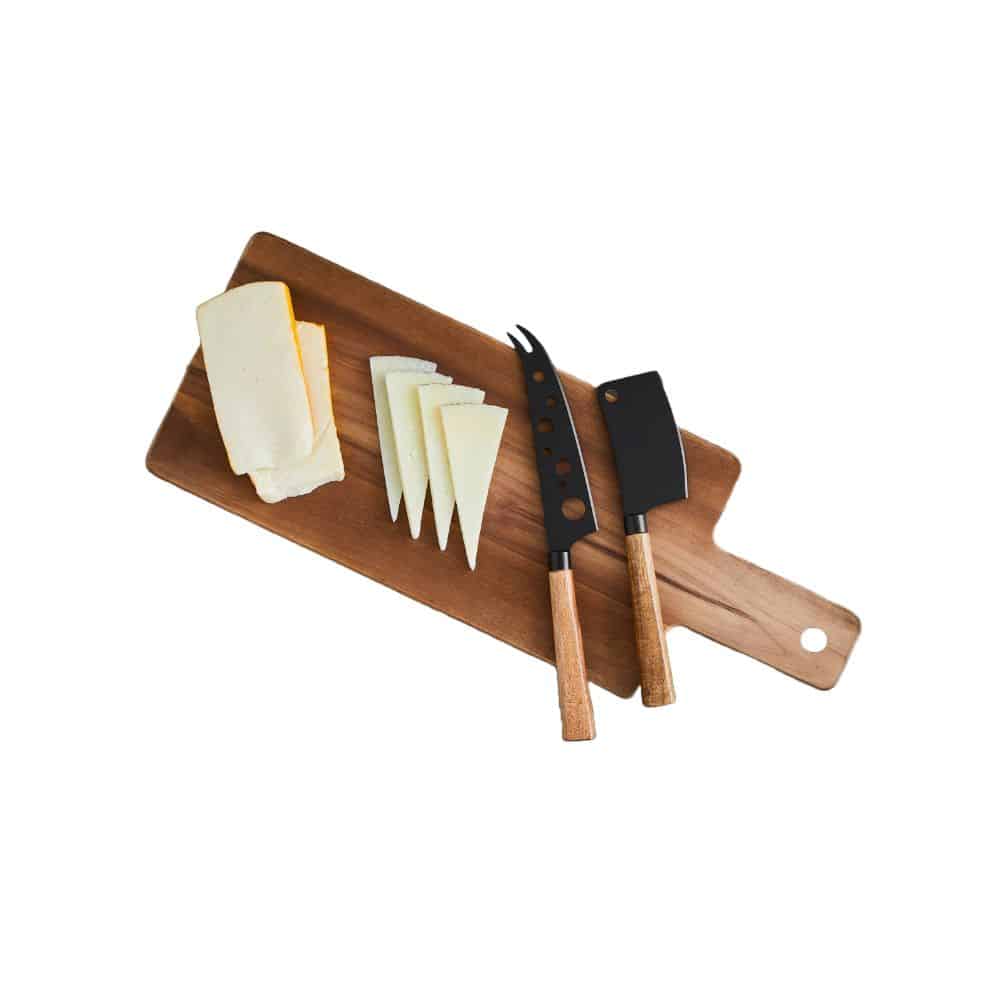 Santo Cheese/Tapas Set - 2 knives/board - Image 2