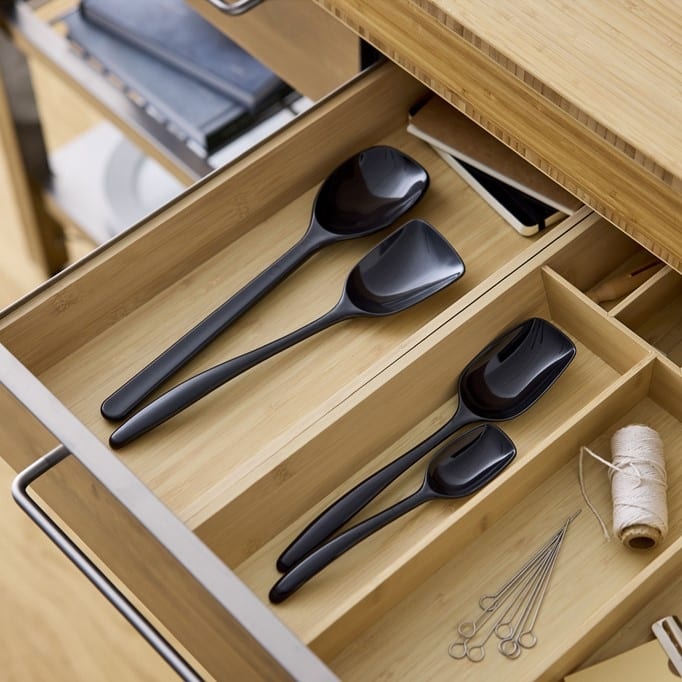 Margrethe Spoons - 4 pcs/Black