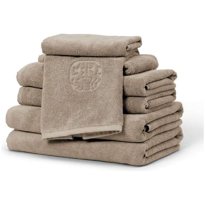 Towel set, 6 pcs., Oak