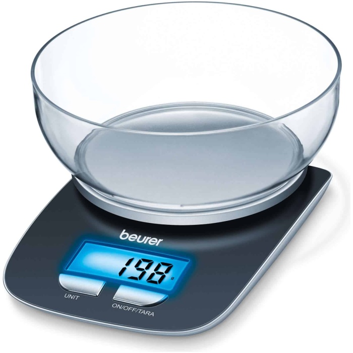 Kitchen scale with bowl