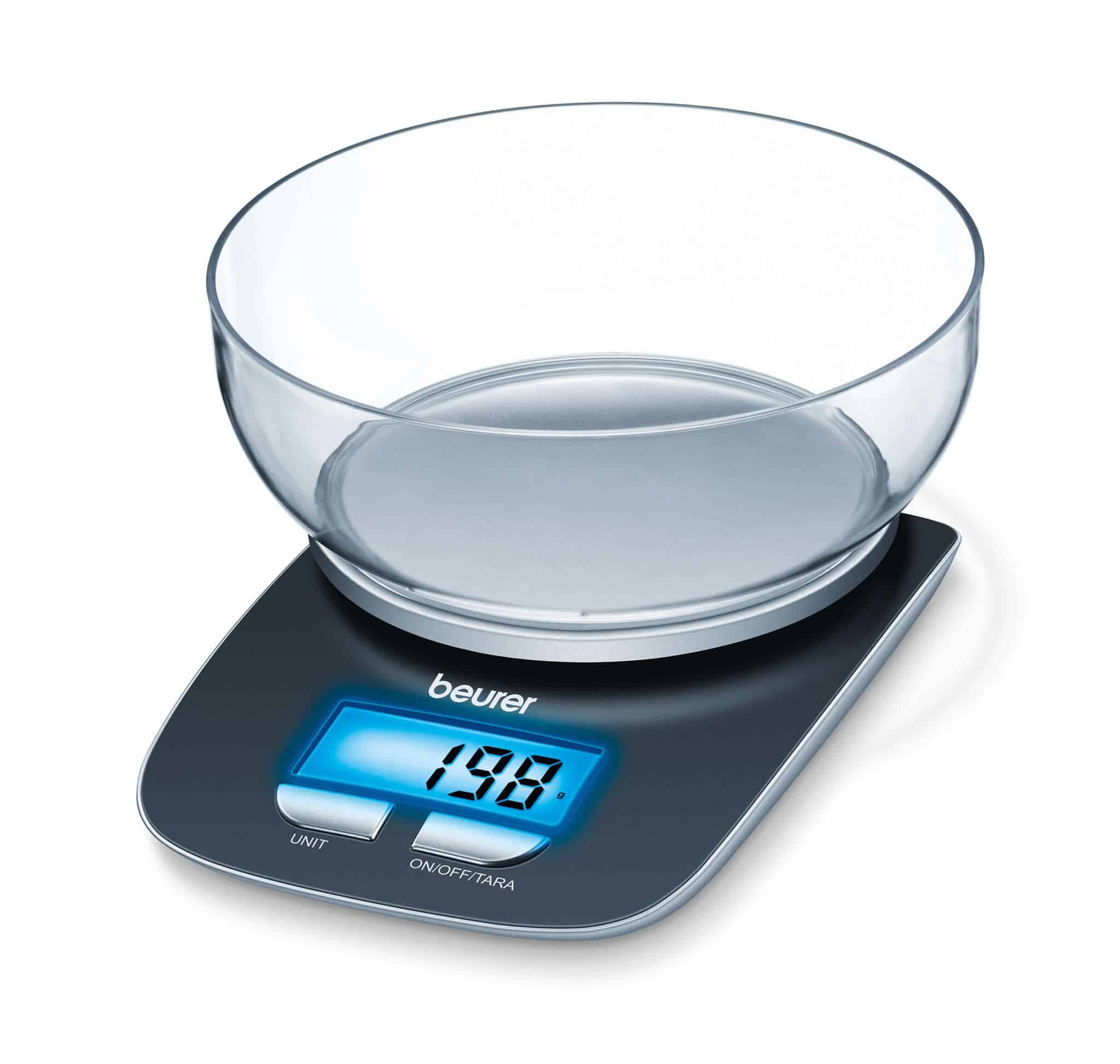 Kitchen scale with bowl