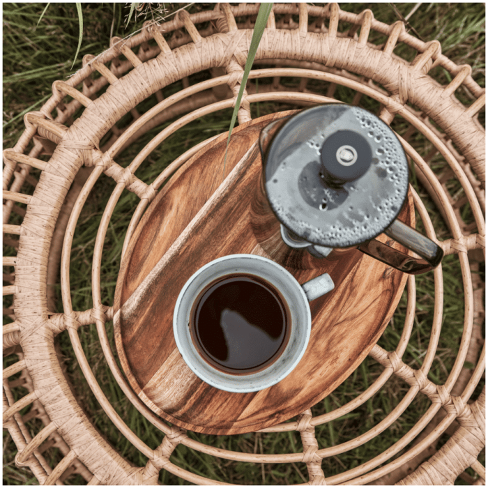 Acacia wood tray