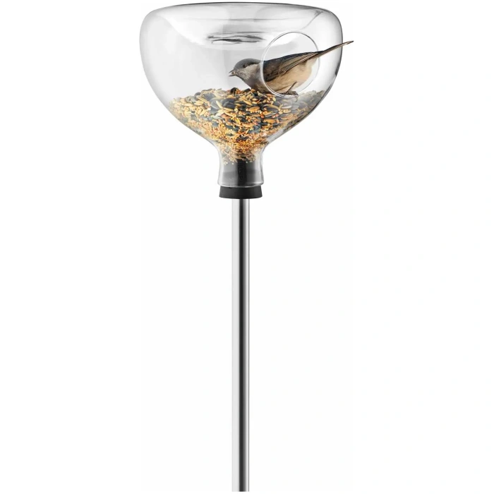 Bird feeder with bird bath