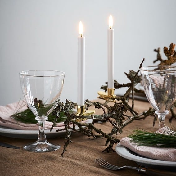 LED Christmas tree candles with clip – 4 pcs. (incl. batteries/remote control) - Image 3