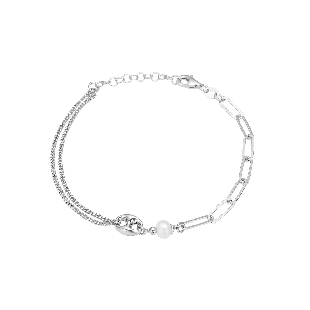 Armbånd Led/bønne sølv