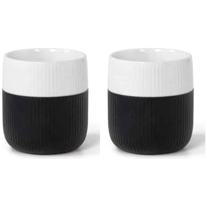 Fluted Contrast mug - 2 pcs.