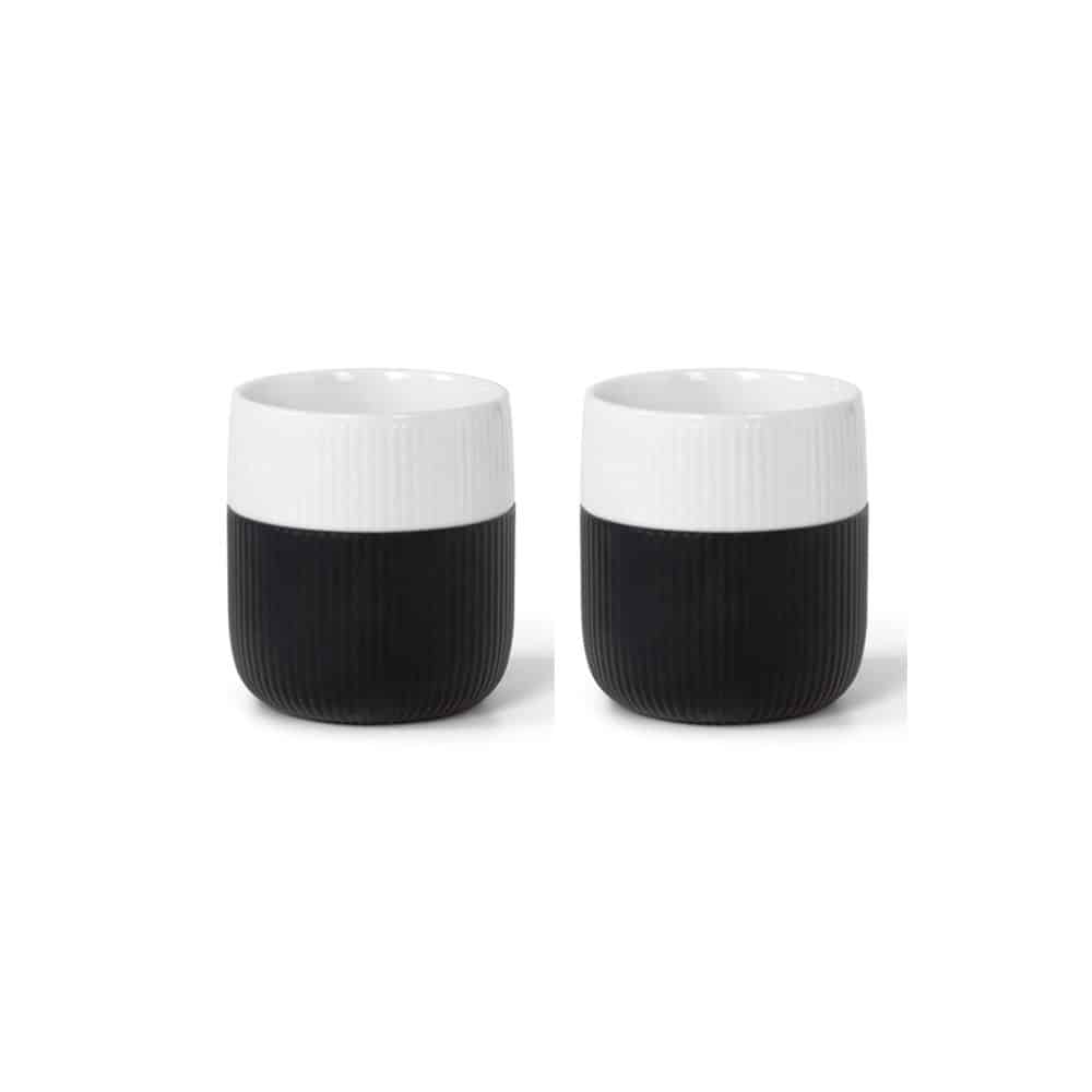 Fluted Contrast mug - 2 pcs.