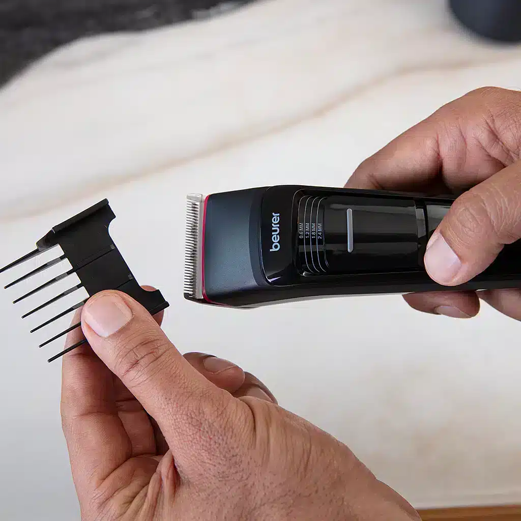 Hårtrimmer med 6 tilbehørsdele - Billede 4