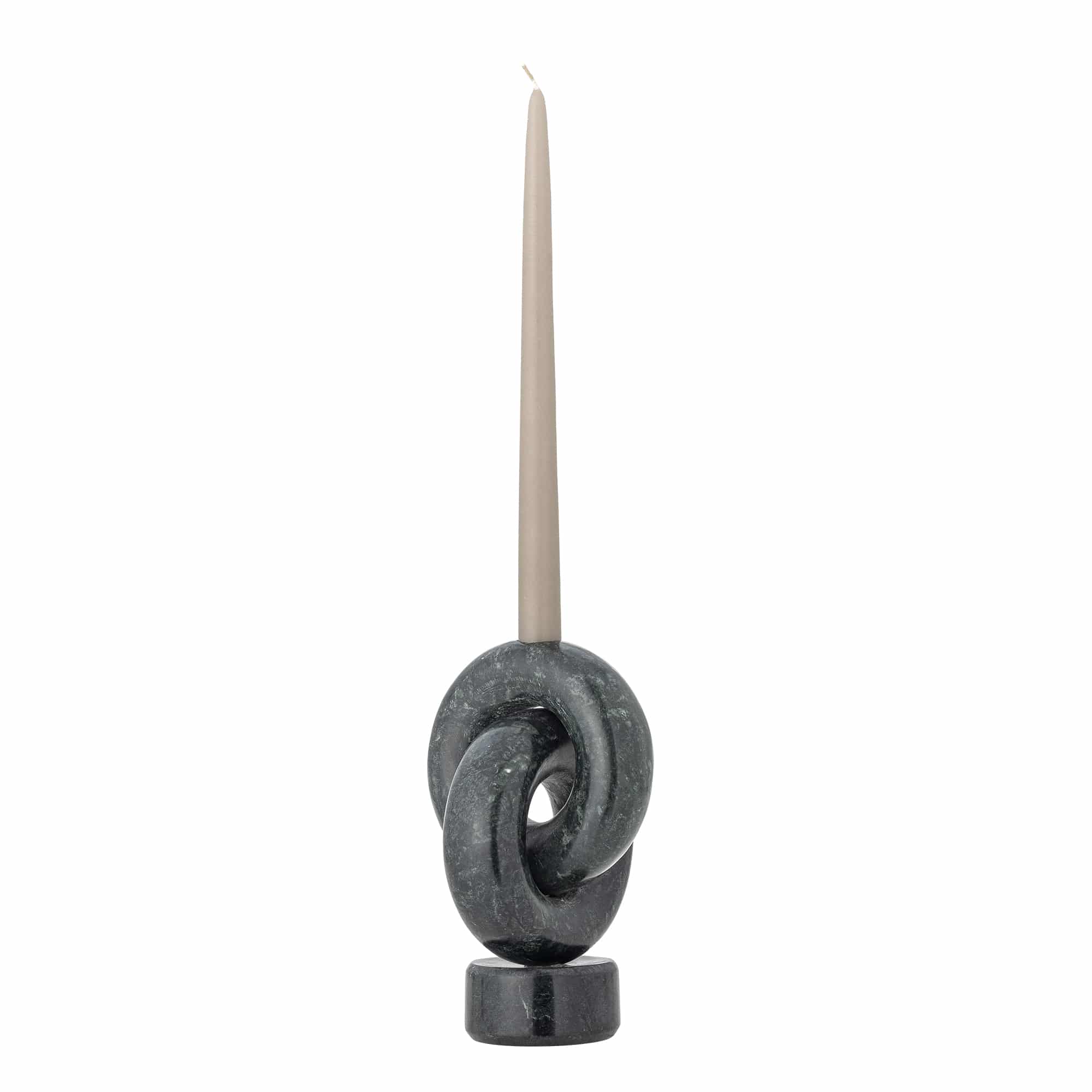 Goa Candleholder – green marble - Image 3