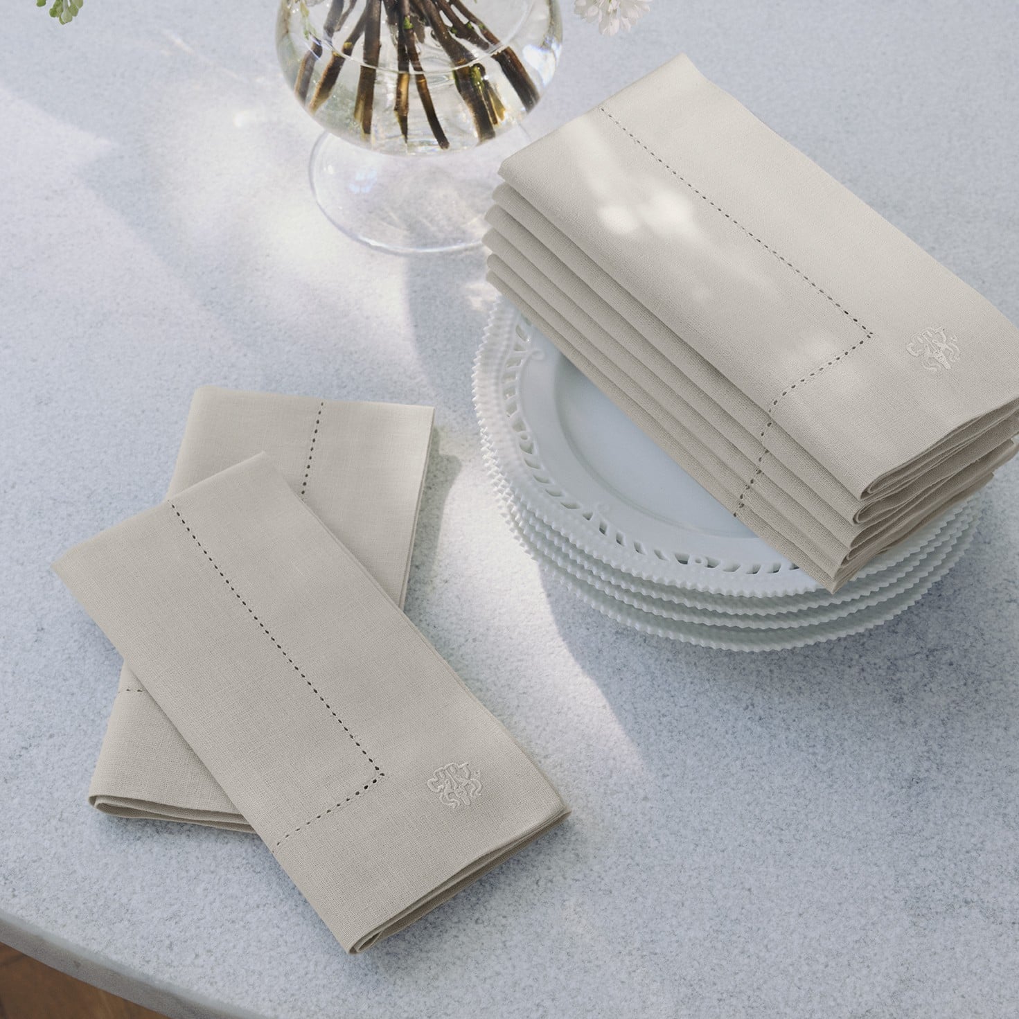 Picot Napkins - 12 pcs.