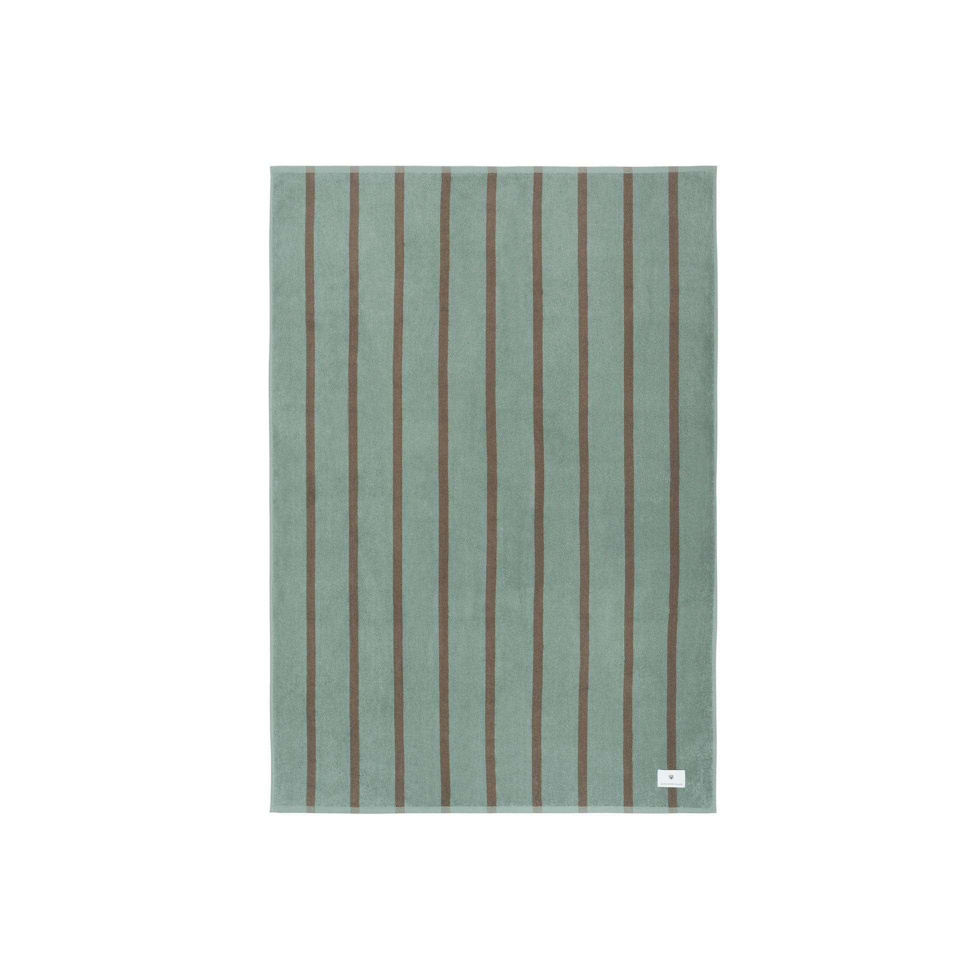 Dusty green bath sheet + tote bag – 2 pcs. - Image 3