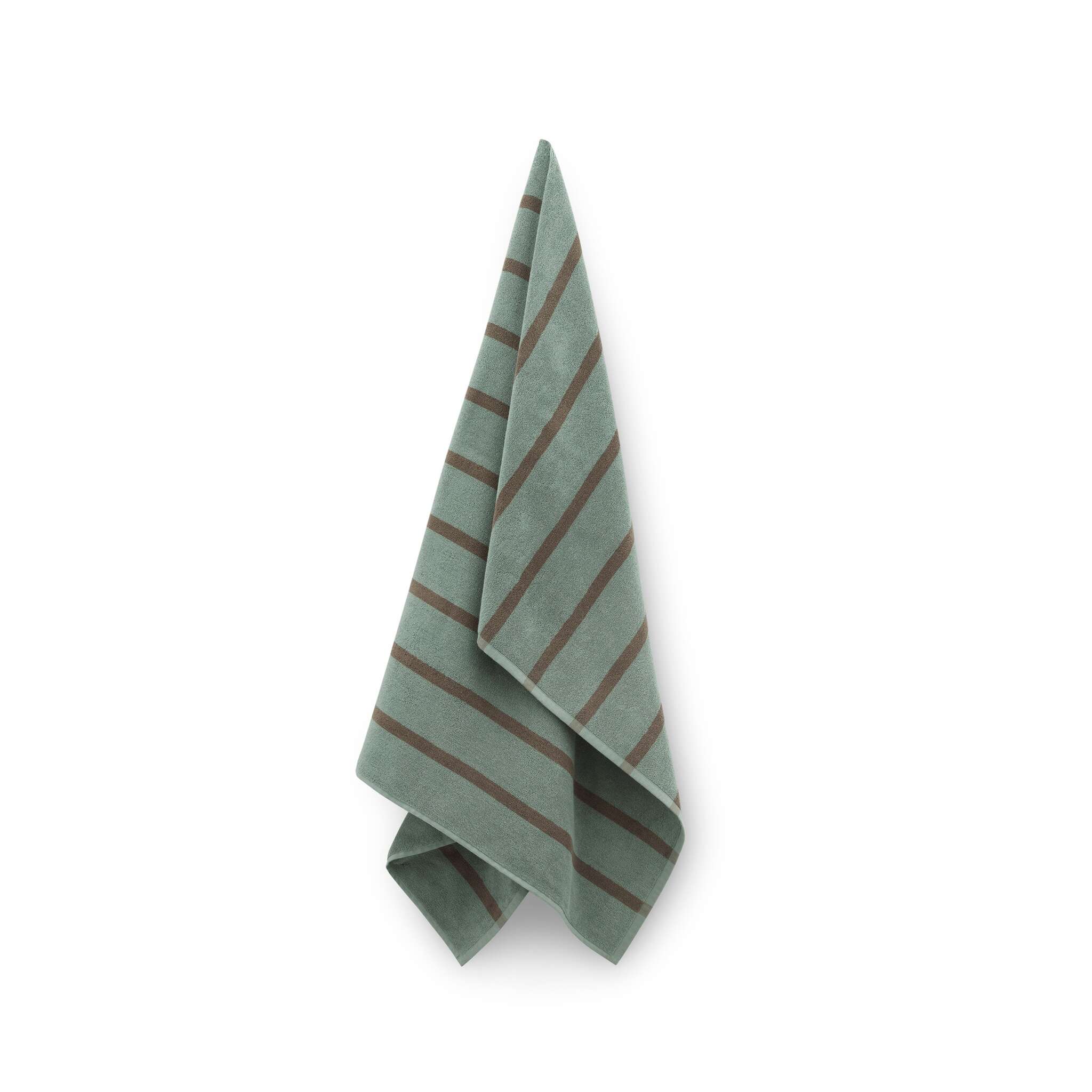 Dusty green bath sheet + tote bag – 2 pcs. - Image 2
