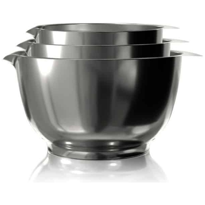 Margrethe Bowl Set, 3 pcs - steel