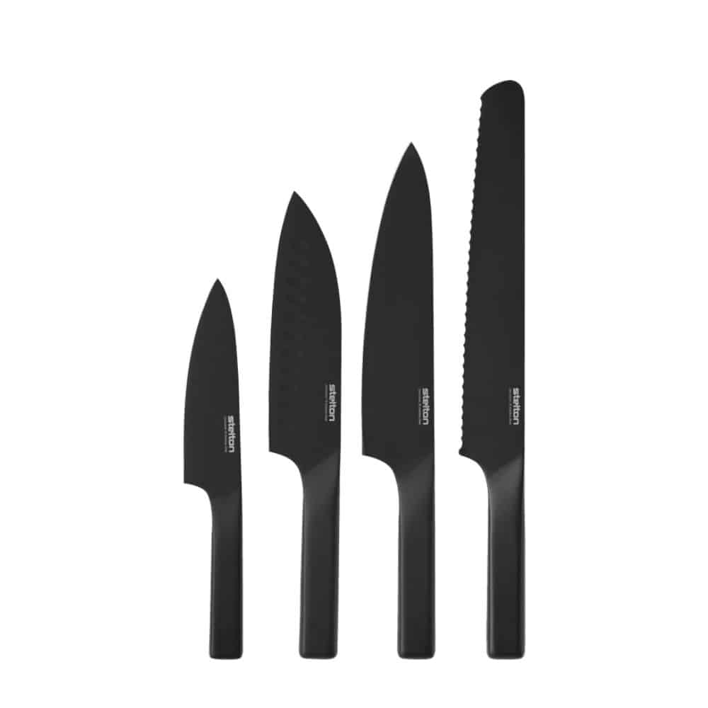 Pure Black knife set – 4 pieces - Image 3