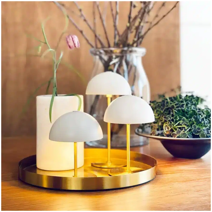 ALONG LED mini table lamps – (3 pcs incl. tray)
