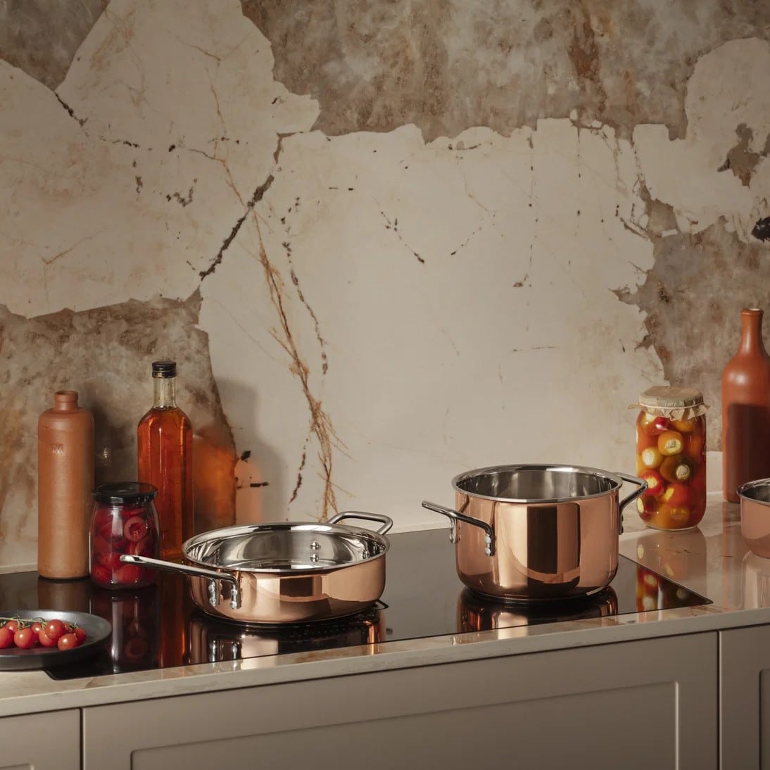 Copper sauté pan – 24 cm - Image 3