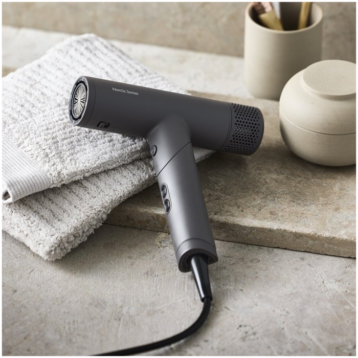 Gentle hair dryer with ION technology