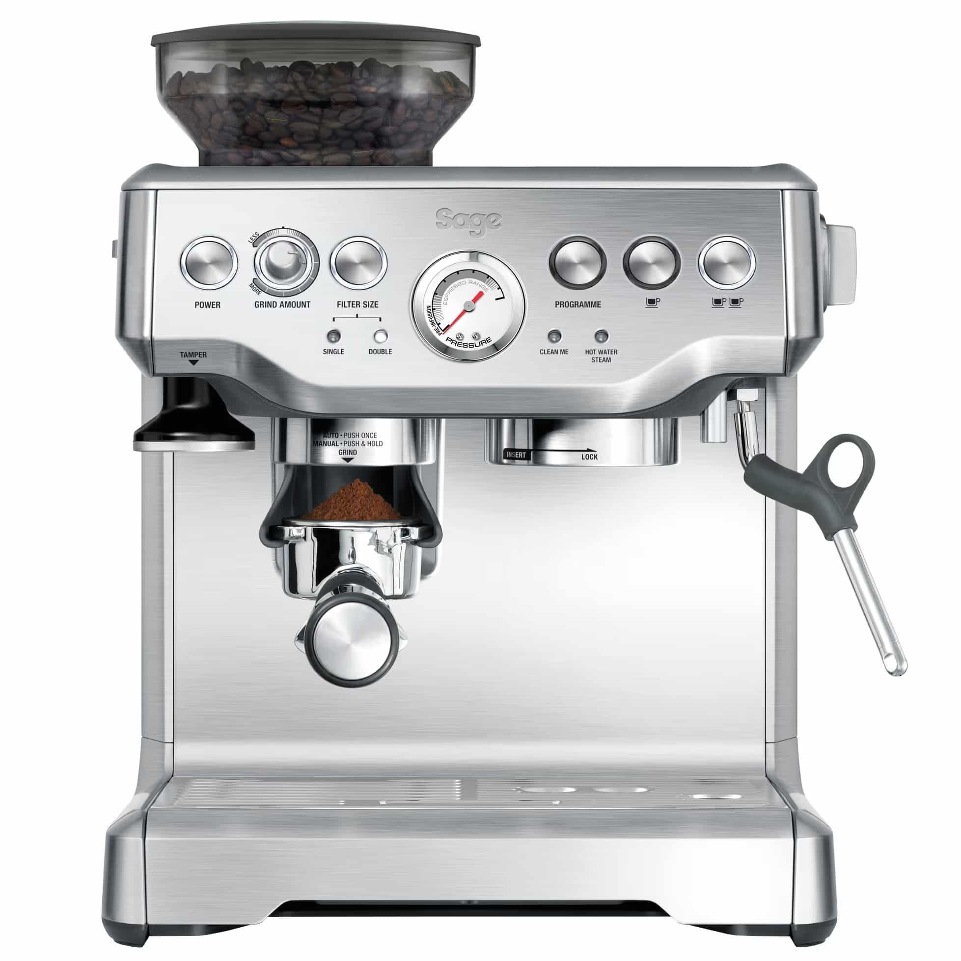 Barista Express – Espresso machine with integrated coffee grinder