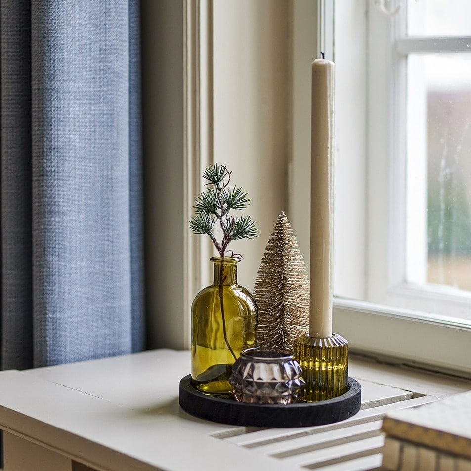Sanga Bakke med glas/stager - Billede 4
