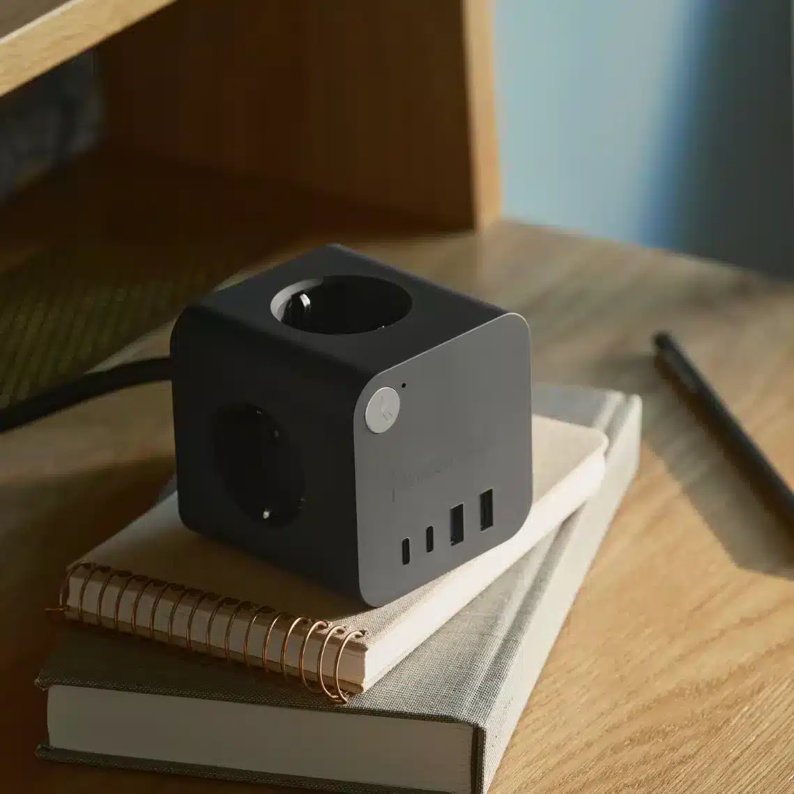 Ampie wired Multistik/strømstation med ledning -sort - Billede 4