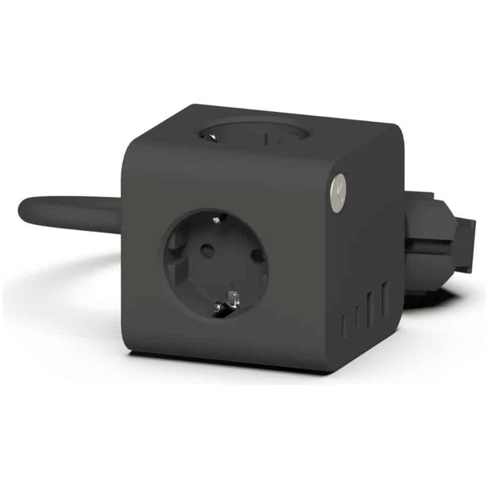 Ampie wired Multistik/strømstation med ledning -sort